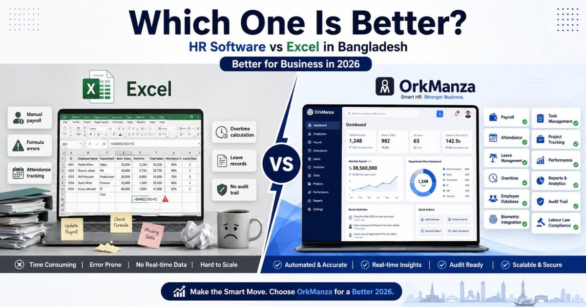 HR Software vs Excel in Bangladesh